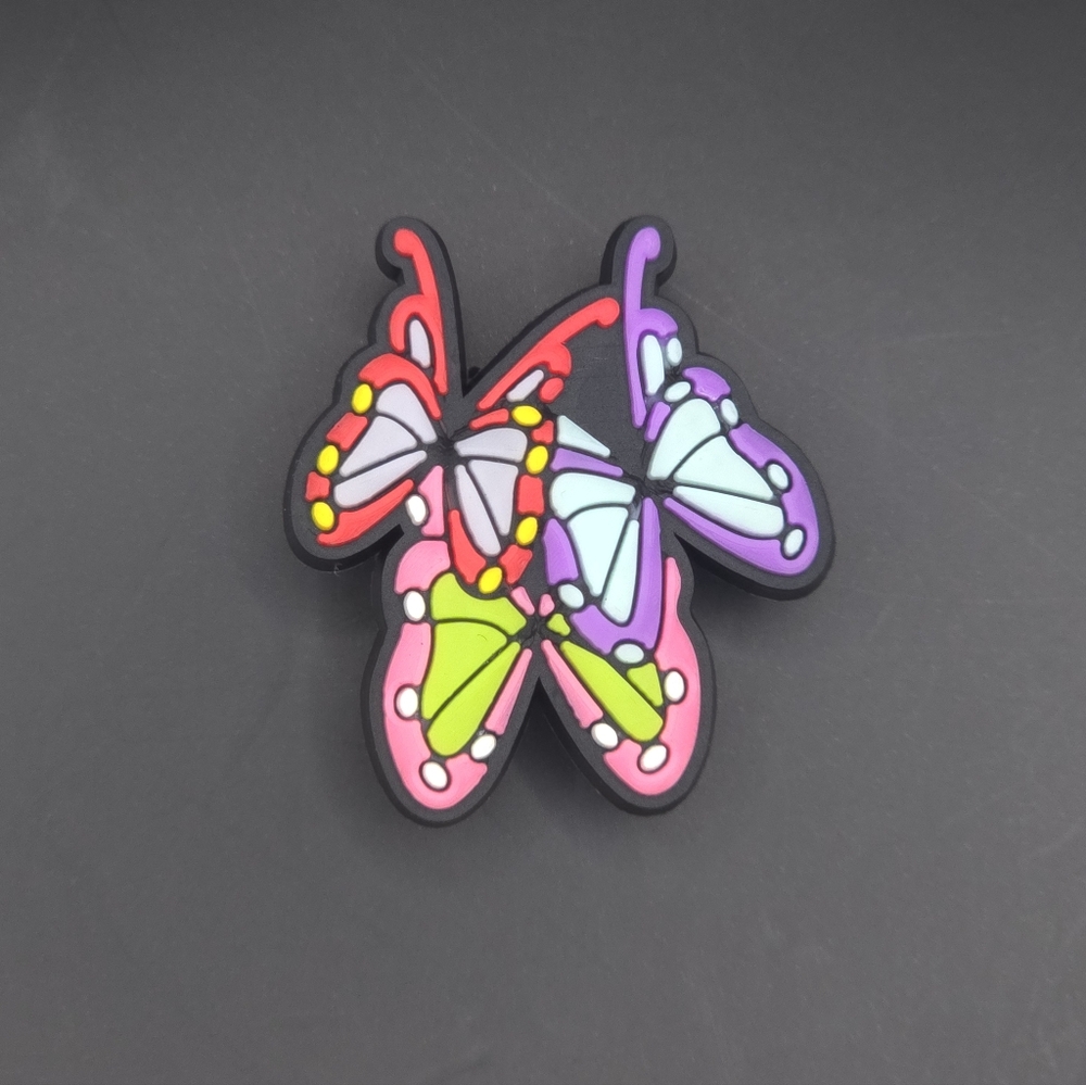 (5/$15) Butterflies Croc Charm